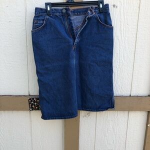 Gitano Blue Jeans Skirt with Pocket Detail